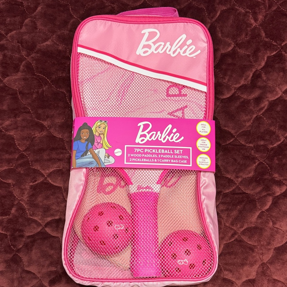 Barbie Pink Pickleball Set with Accessories